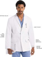 Grey's Anatomy 0916 Austin Consultation Lab Coat 30" - Image 5