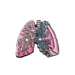 PROF Flowers Lung Brooch - 0012