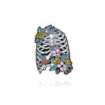 PROF Flowers Rib cage Brooch - 0005