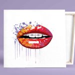 لوحة كانفاس برسمة تقويم الأسنان