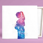 PROF Hamile Kanvas Tablo