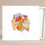 PROF Ear-Flower Canvas Print