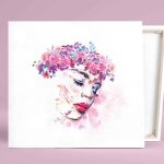 PROF Yüz-Çiçek Kanvas Tablo