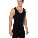 Variteks 242 Erkek Body Fermuarlı Diz Üstü Liposuction Korse