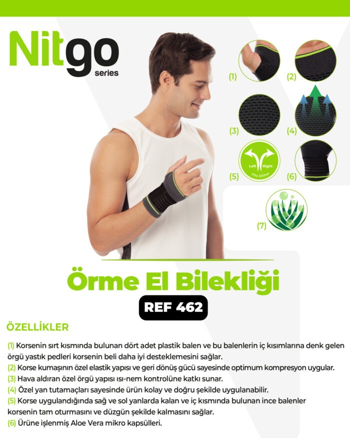 Variteks 462 Örme El Bilekliği - Görsel 3