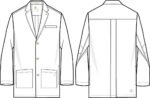 Healing Hands HHE5100 Logan Labcoat in White - Image 10