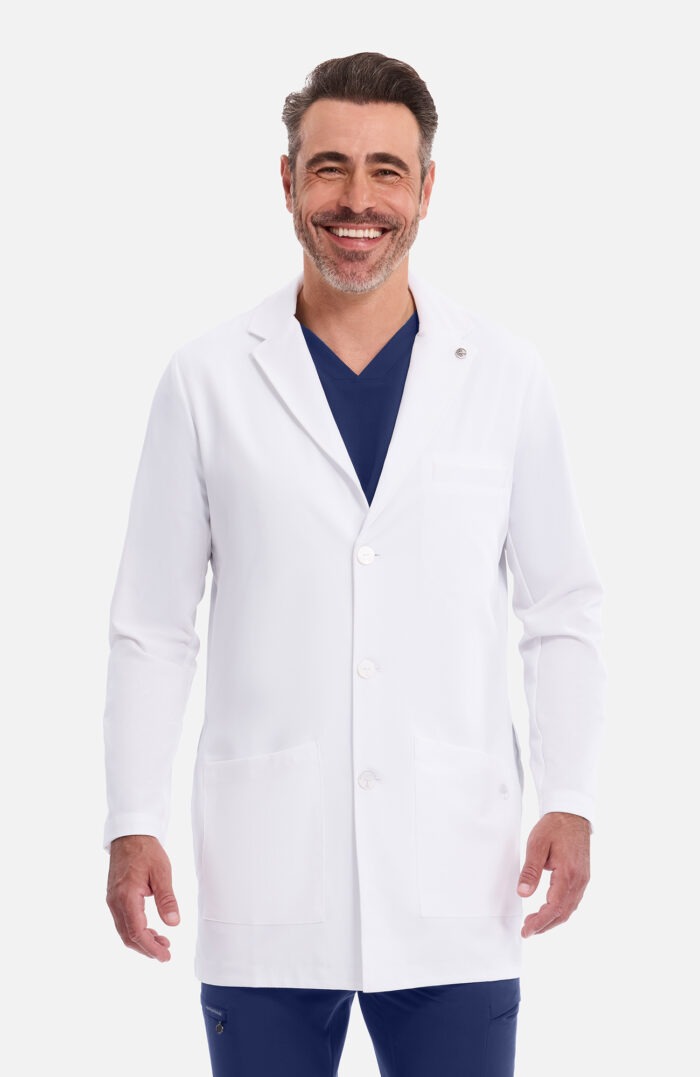 Healing Hands HHE5100 Logan Labcoat in White - Image 3