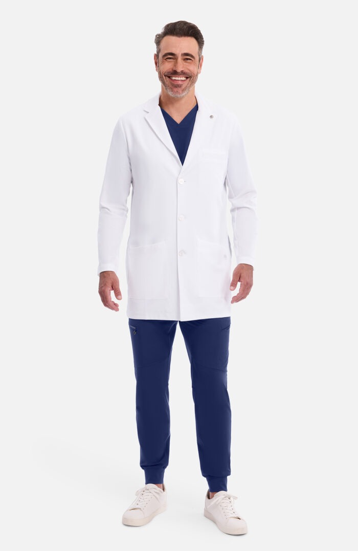 Healing Hands HHE5100 Logan Labcoat in White - Image 4