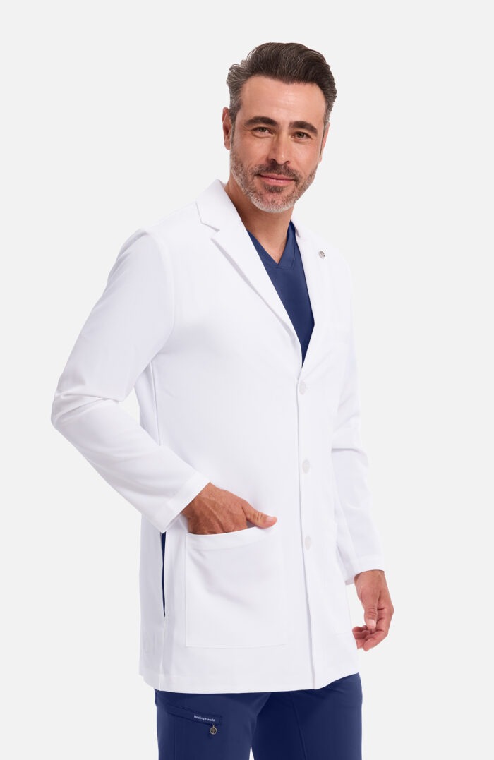 Healing Hands HHE5100 Logan Labcoat in White - Image 1