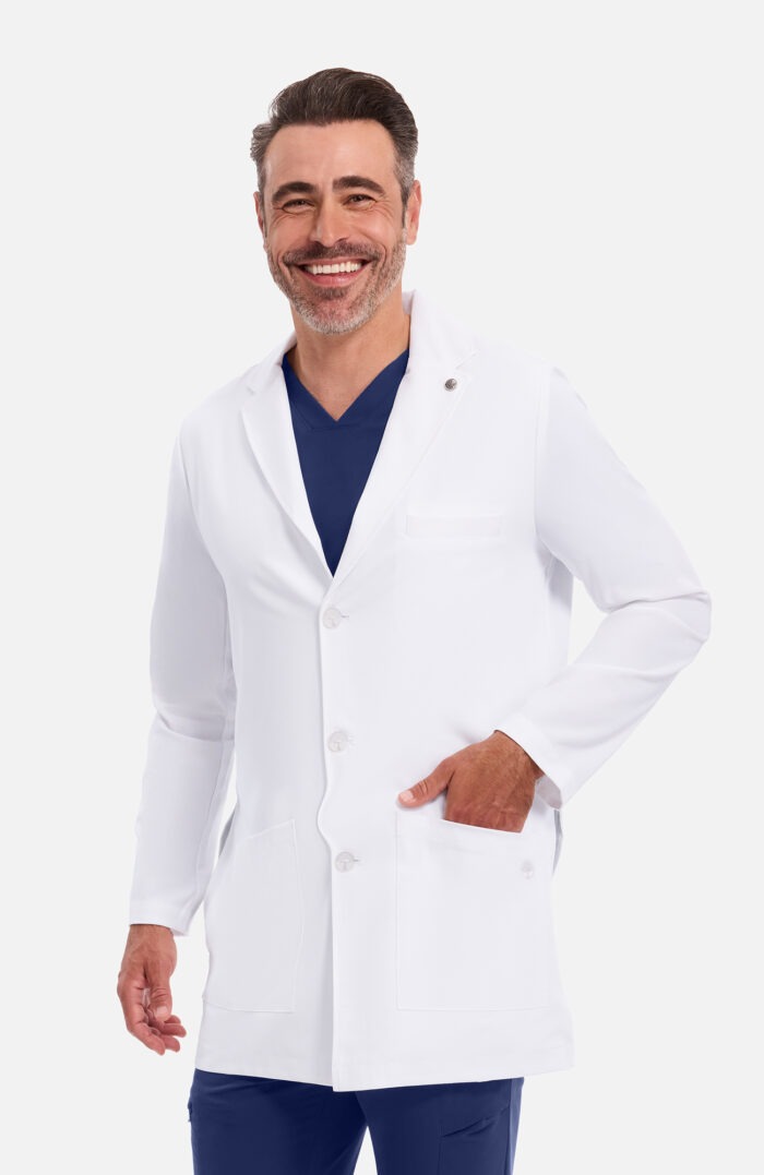 Healing Hands HHE5100 Logan Labcoat in White - Image 2