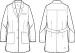 Healing Hands HHE5101 Fiona Labcoat in White - Image 8