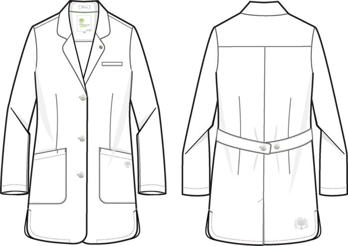 Healing Hands HHE5101 Fiona Labcoat in White - Image 8