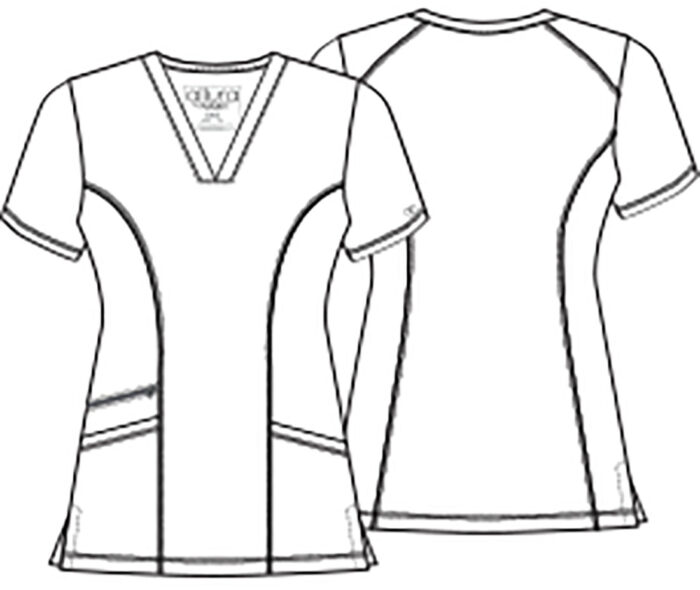 ⁦قميص شيروكي الورا CKA684 بياقة V⁩ - الصورة ⁦5⁩