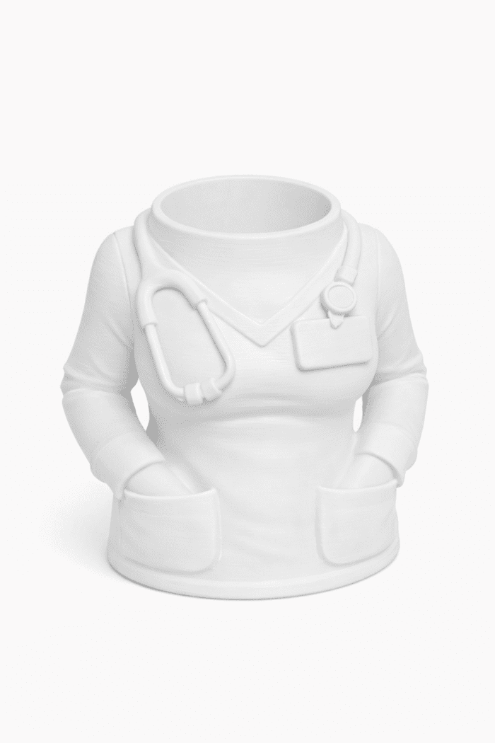 Copilot_20260410_161554 PROF. Doktor Forma Tasarımlı Silikon Kalemlik – Şık Masa Dekoru & Hediye Seçeneği - Görsel 1