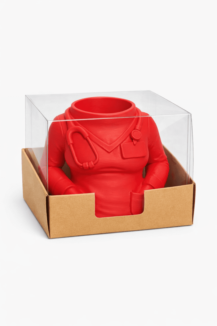 PROF. Doktor Forma Tasarımlı Silikon Kalemlik – Şık Masa Dekoru & Hediye Seçeneği - Görsel 6