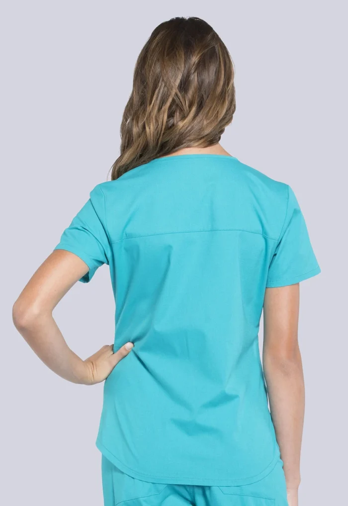 Cherokee WW665 Modern Classic Fit V-Neck Top - Image 20