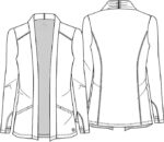 Infinity CK327 Women’s Scrubs Jacket - Image 7