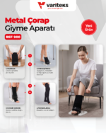 Variteks 900 Metal Çorap Giyme Aparatı - Görsel 5