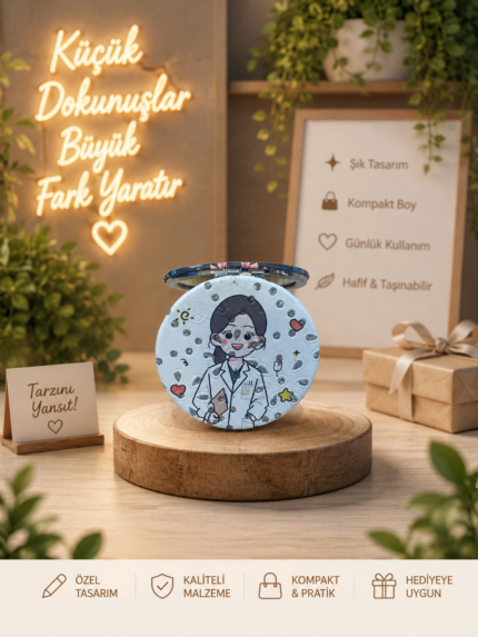 Medical-Themed Mirror for Healthcare Professionals