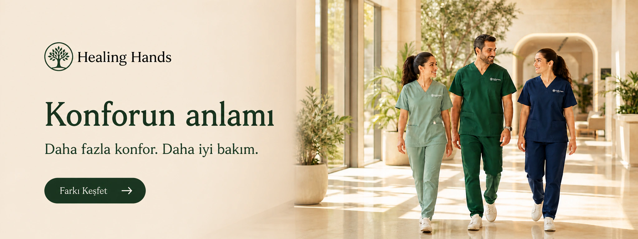 Healing Hands medikal giyim koleksiyonu